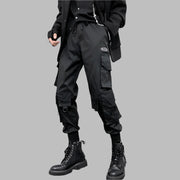 Multi-pocket Stylish Black Pants