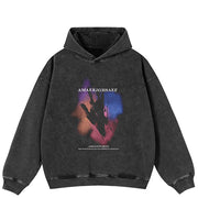 Sweat à capuche Y2K graphique main mystérieuse
