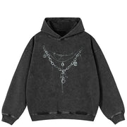 Necklace Graphic Y2K Hoodie