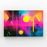 Neon Abstracto Cyberpunk Art