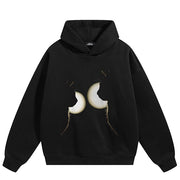 Sweat à capuche Night Cats Y2K