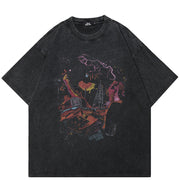 T-shirt Oversize Y2K Graffiti