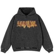 Sweat à capuche oversize Y2K