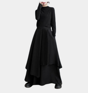 Falda pantalón oversize plisada