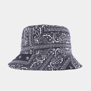 Chapeau seau à motif cachemire