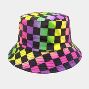 Sombrero de pescador a cuadros