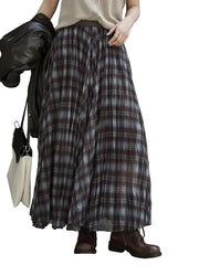Plaid Long Skirts Y2K