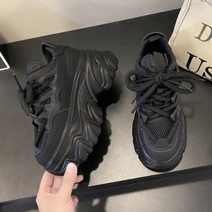 Platform All Black Sneakers