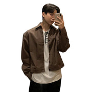 Pleated Design Casual Y2K Jacket