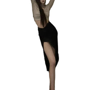 Jupe plissée style gothique