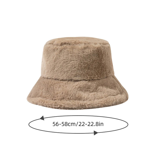 Plush Warm Bucket Hat