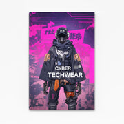 Kraftvolle Sci-Fi Cyberpunk Art