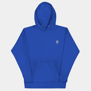 Premium Team-Royal-Hoodie mit Stickerei