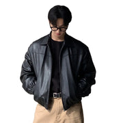 PU Leather Casual Y2K Jacket