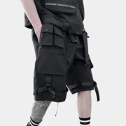Pantalones cortos oscuros de secado rápido para hombre