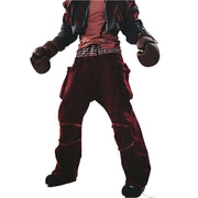 Pantalon Cyberpunk rouge