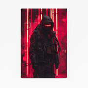 Red Vision Cyberpunk Art