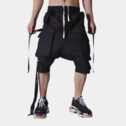 Pantalones cortos de hip hop con lazos