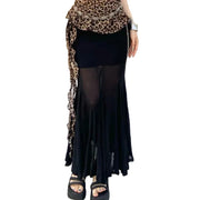 Jupe maxi gothique sexy