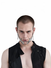Silver Cyberpunk Mask