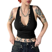 Ärmelloses Crop Top