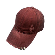Solid Rivet Baseball Y2K Cap