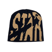 Gorros Y2K con letras de estrella