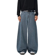 Striped Design Y2K Jeans