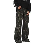 Pantalones Cyberpunk de camuflaje táctico