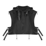 Gilet cargo tactique noir