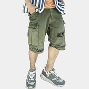 Taktische Khaki-Shorts