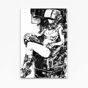 Tech Throne Cyberpunk Art