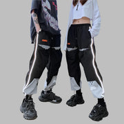 Techwear Style Drawstring Black Pant