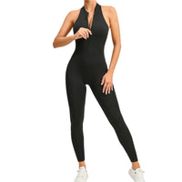 Unitard Backless Zipper