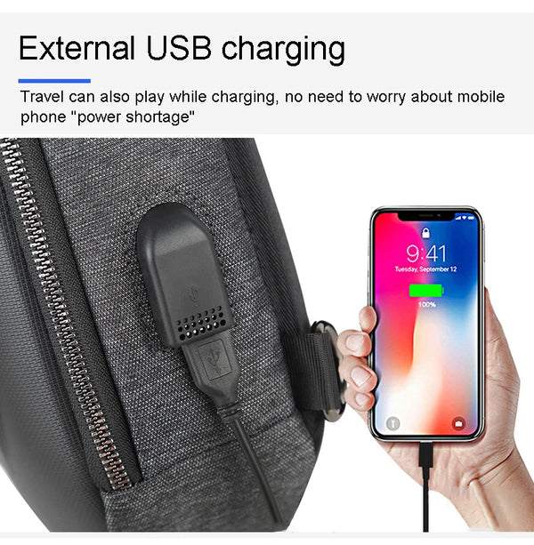 USB Crossbody Sling Bag