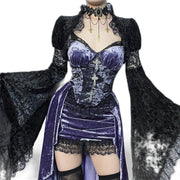 Victoria Purple Gothic Dress