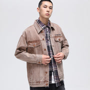 Vintage Brown Denim Y2K-jakke