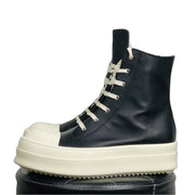 Botas negras vintage de moda para hombre