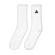 Warning White Socks Thick