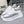 White Lace Platform Sneakers