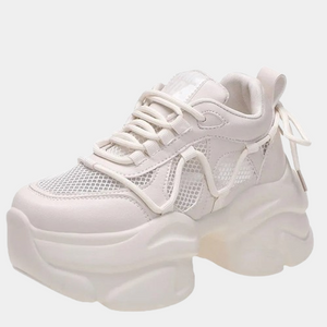 White Platform Chunky Sneakers