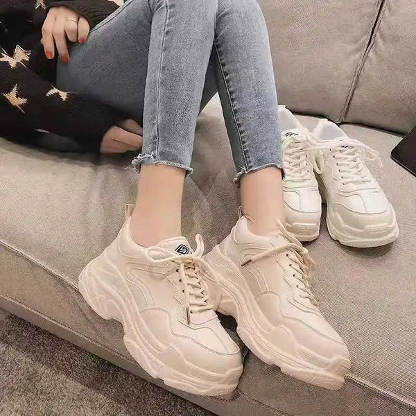White Platform Sneakers For Work