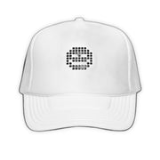 White Smiley Trucker Hat