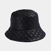 Sombrero de pescador negro de invierno