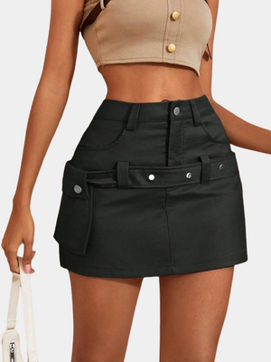 Women's Cargo Skirt With Pockets