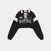 Sudadera corta con capucha para mujer