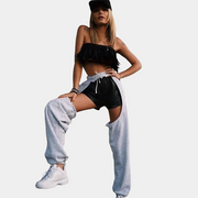 Pantalones de mujer con cortes