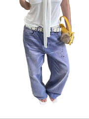 Women's Do Old Loose Jeans Y2K
