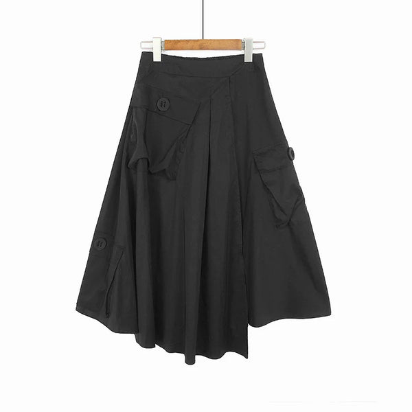 Womens Long Cargo Skirt