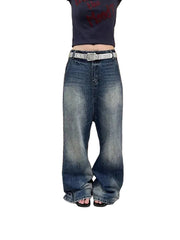 Y2K Jeans Damen Straight Fit